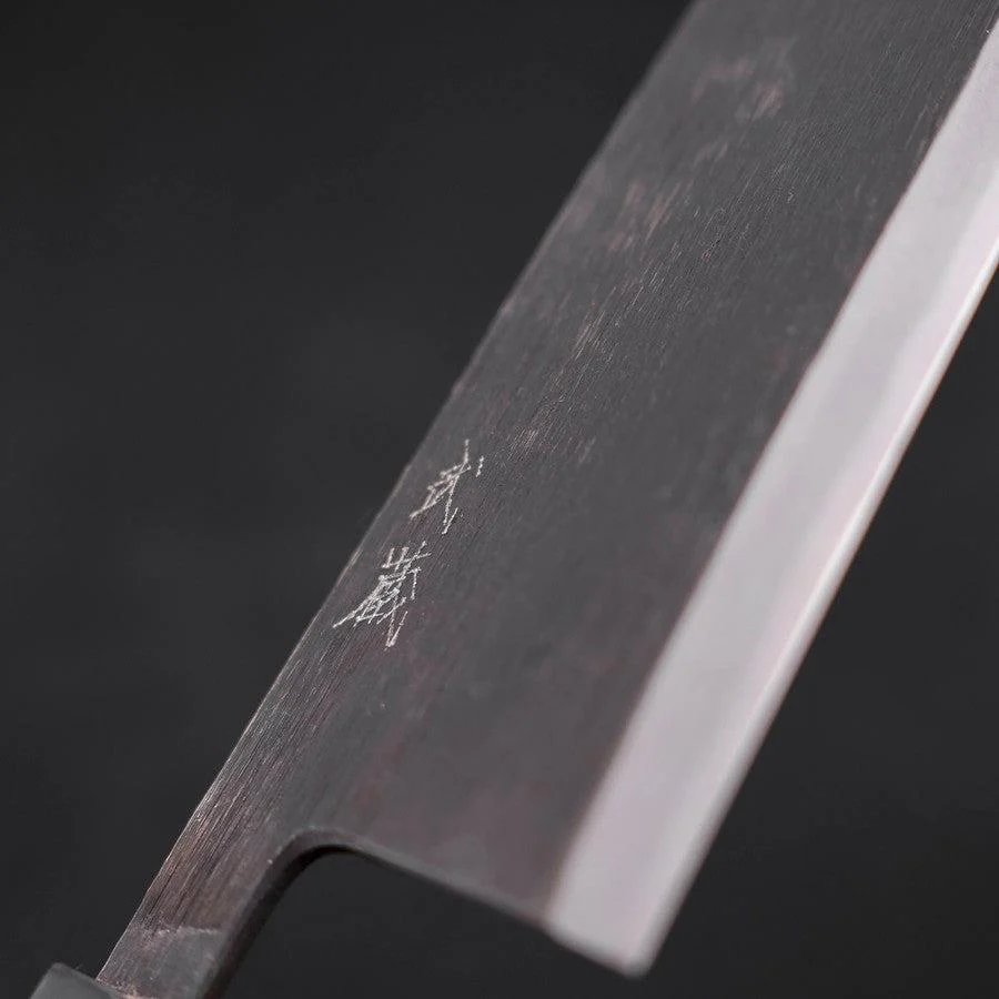 Deba Blue Steel #2 Kurouchi Büffelhorn und Ebenholz Griff 270mm - (Dick) - Image 3