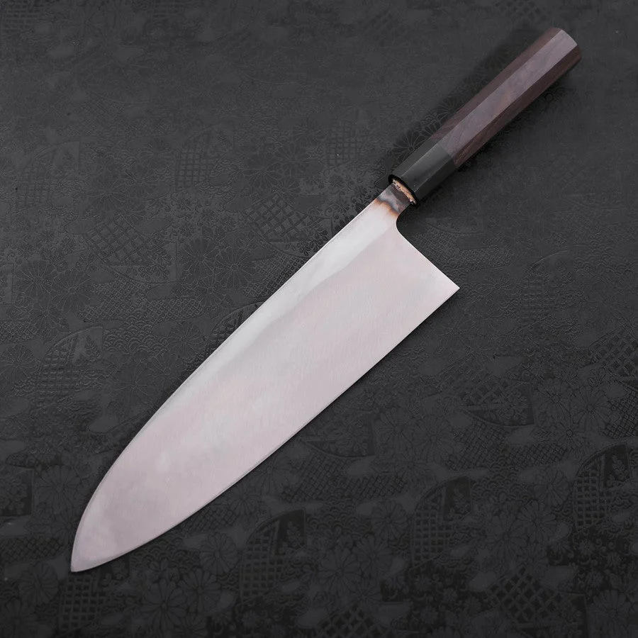 Deba Blue Steel #2 Kurouchi Büffelhorn und Ebenholz Griff 270mm - (Dünn) - Image 2