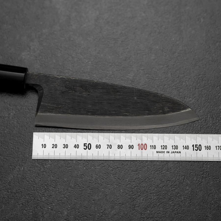 Deba Blue Steel #2 Kurouchi Magnolienholz Griff 150mm - Image 7