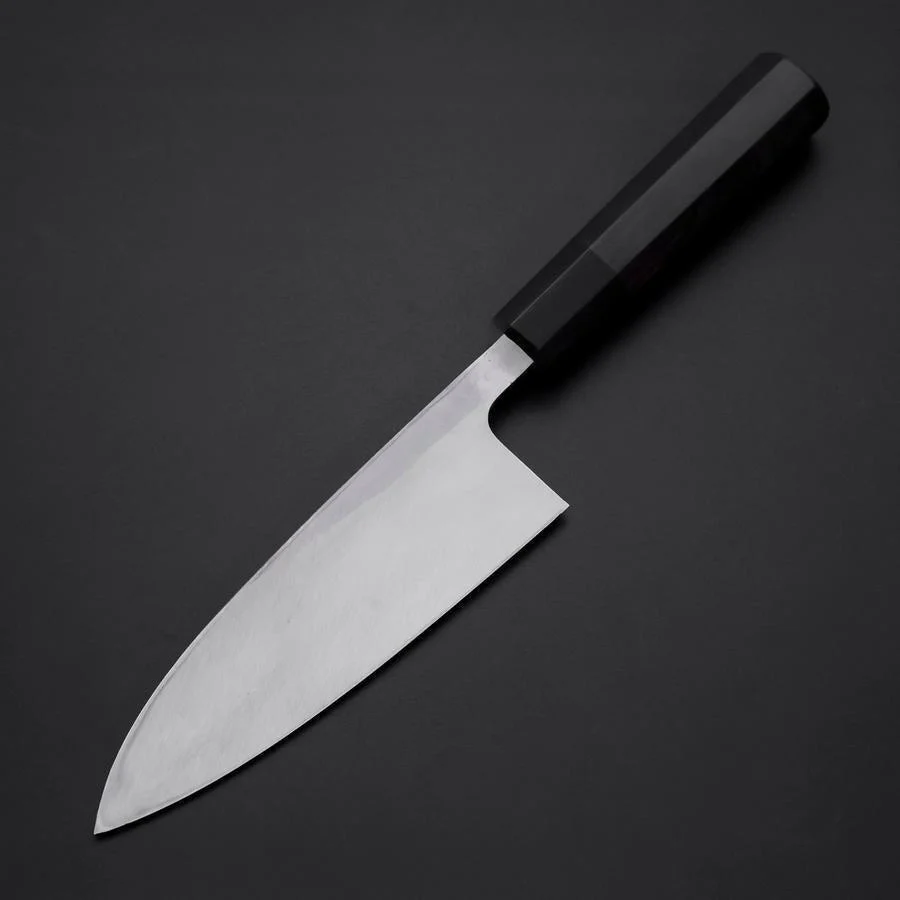 Deba Blue Steel #2 Kurouchi Chokin Drache Büffelhorn und Ebenholz Griff 150mm - Image 2