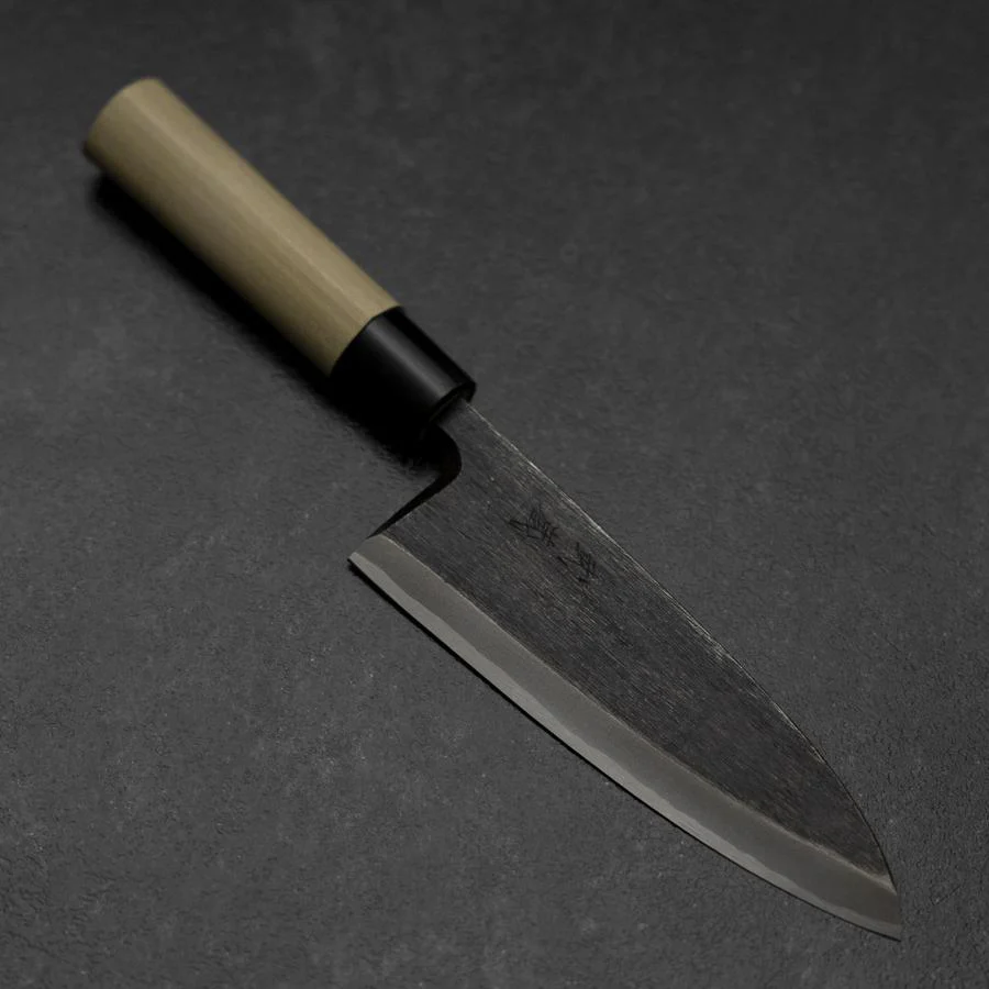 Deba Blue Steel #2 Kurouchi Magnolienholz Griff 165mm
