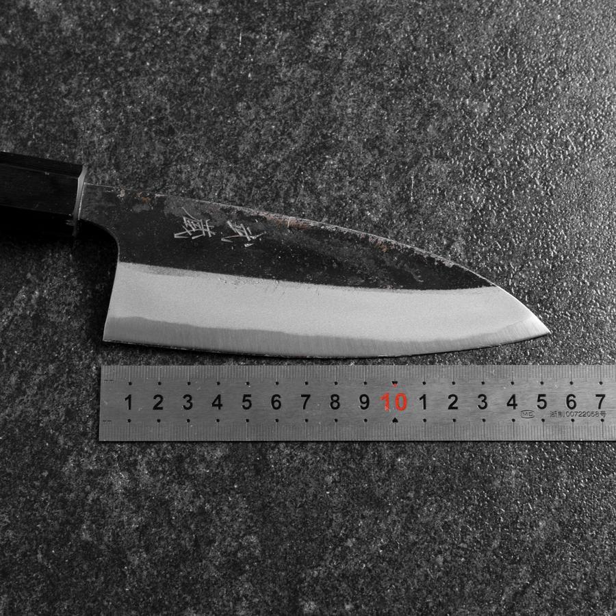 Deba Doppelte Fase Blue Steel #2 Kurouchi Rosenholz Griff 150mm - Image 7