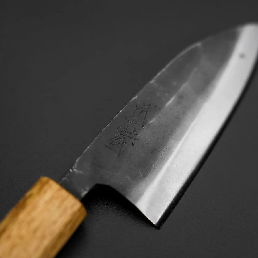 Deba Doppelte Fase White Steel #2 Kurouchi Eichenholz Griff 105mm - Image 3