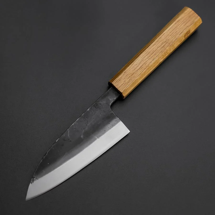 Deba Doppelte Fase White Steel #2 Kurouchi Eichenholz Griff 120mm - Image 2