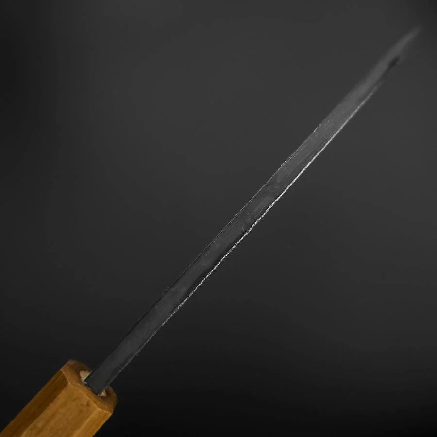 Deba Doppelte Fase White Steel #2 Kurouchi Eichenholz Griff 120mm - Image 5