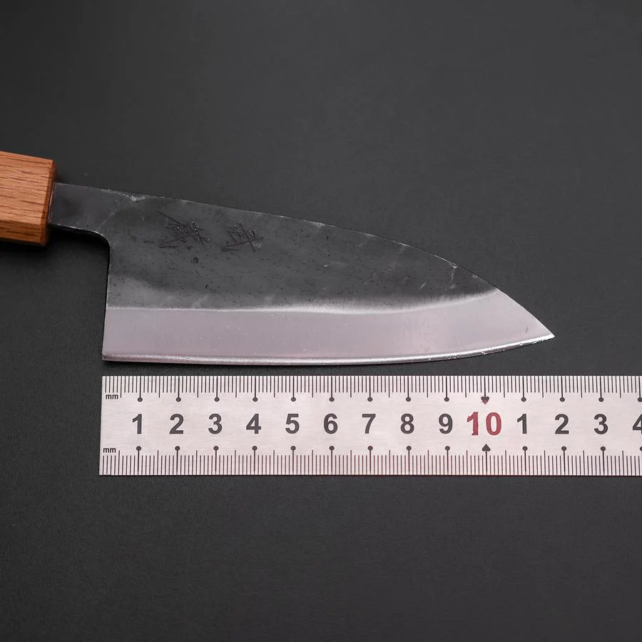 Deba Doppelte Fase White Steel #2 Kurouchi Eichenholz Griff 120mm - Image 7