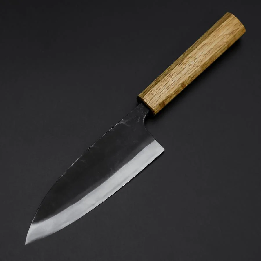 Deba Doppelte Fase White Steel #2 Kurouchi Eichenholz Griff 150mm - Image 2