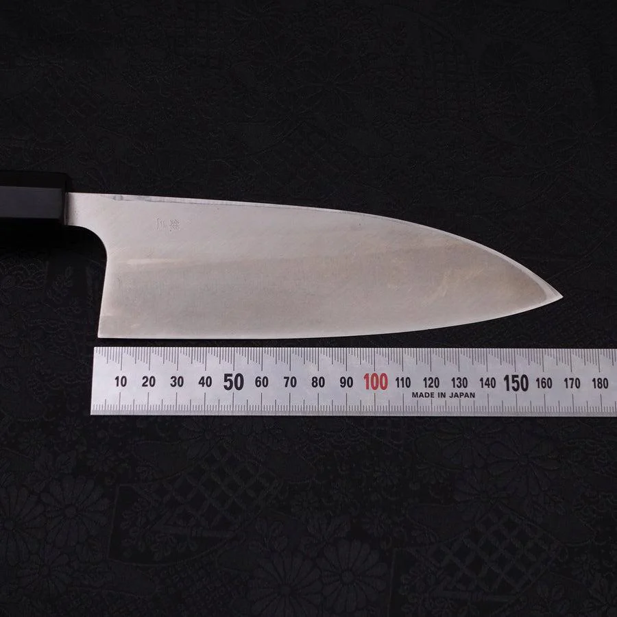 Deba Silver Steel #3 Kasumi Büffelhorn und Ebenholz Griff 165mm (Linkshändig) - Image 7