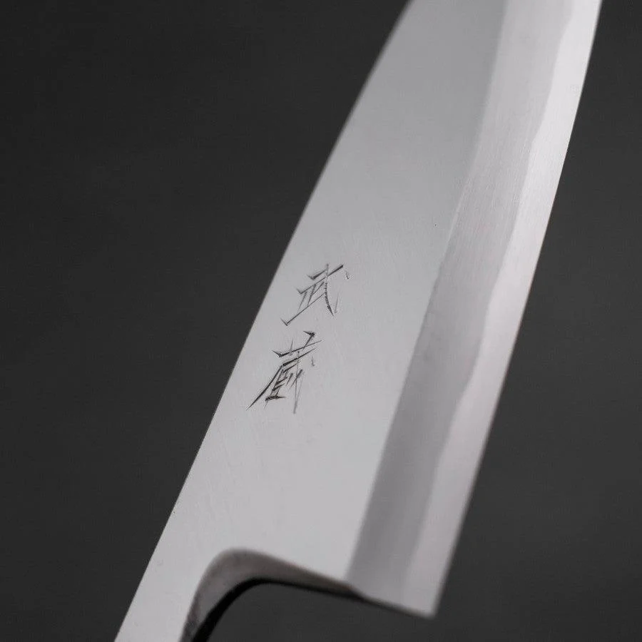Deba White Steel #2 Kasumi Büffelhorn und Magnolienholz Griff 165mm - Image 3