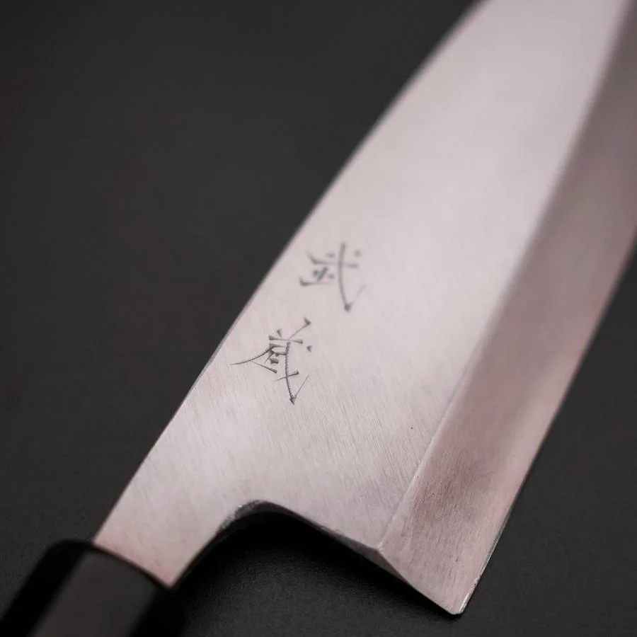 Deba Silver Steel #3 Kasumi Büffelhorn und Ebenholz Griff 180mm - Image 3