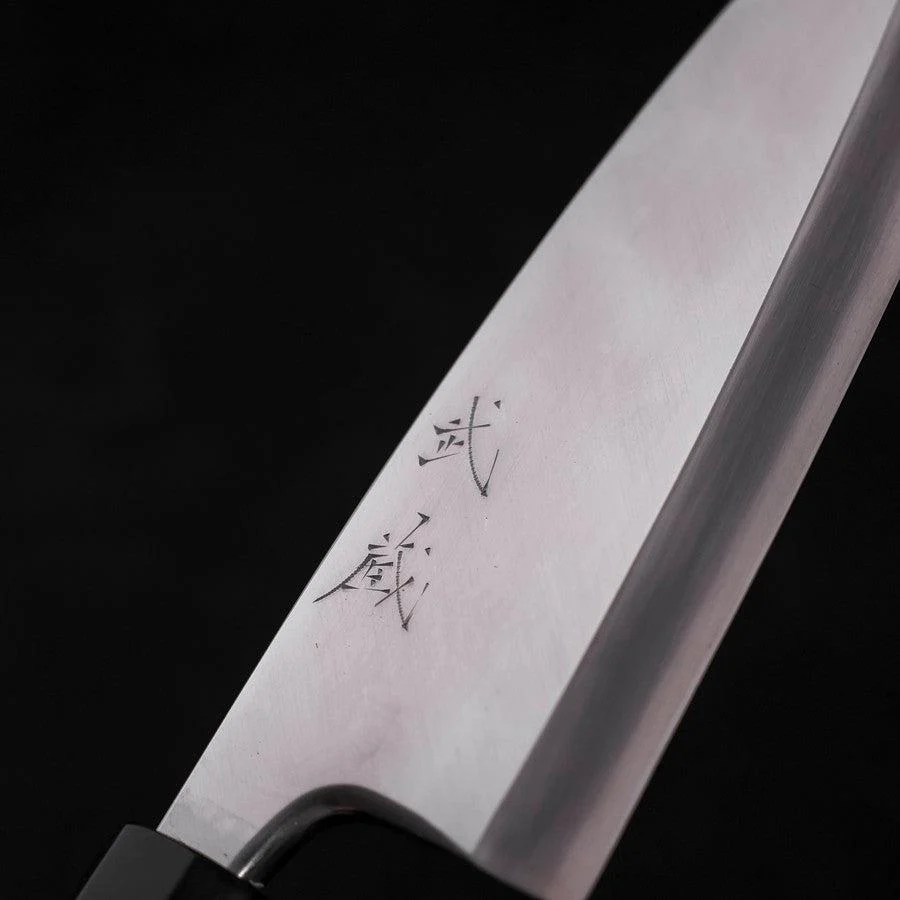 Deba Silver Steel #3 Kasumi Büffelhorn und Teakholz Griff 180mm - Image 3