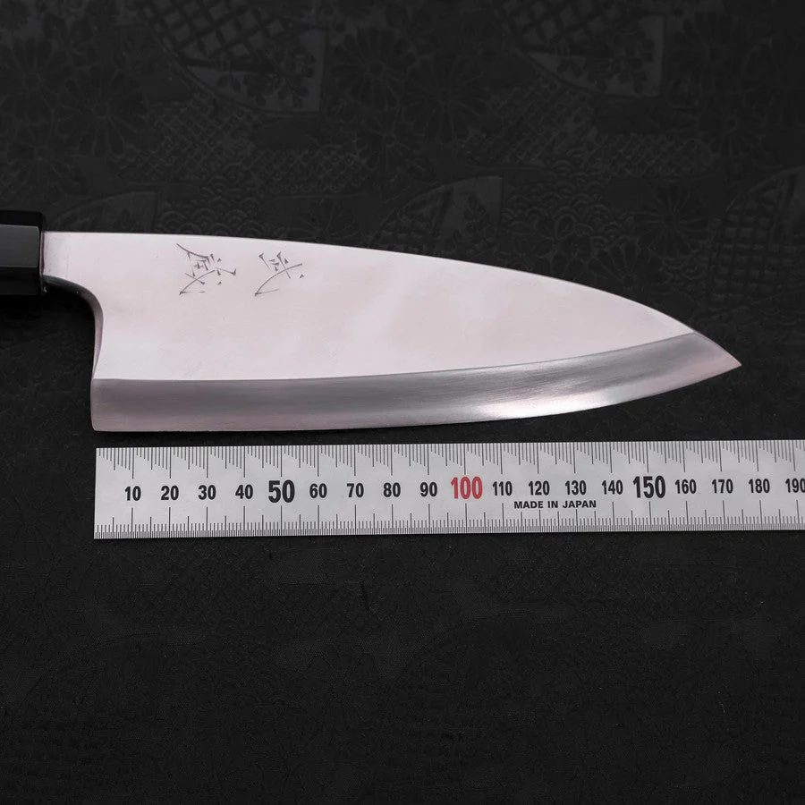 Deba Silver Steel #3 Kasumi Büffelhorn und Teakholz Griff 180mm - Image 7