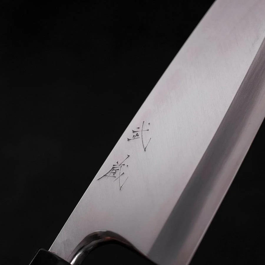 Deba Silver Steel #3 Kasumi Büffelhorn und Teakholz Griff 210mm - Image 3
