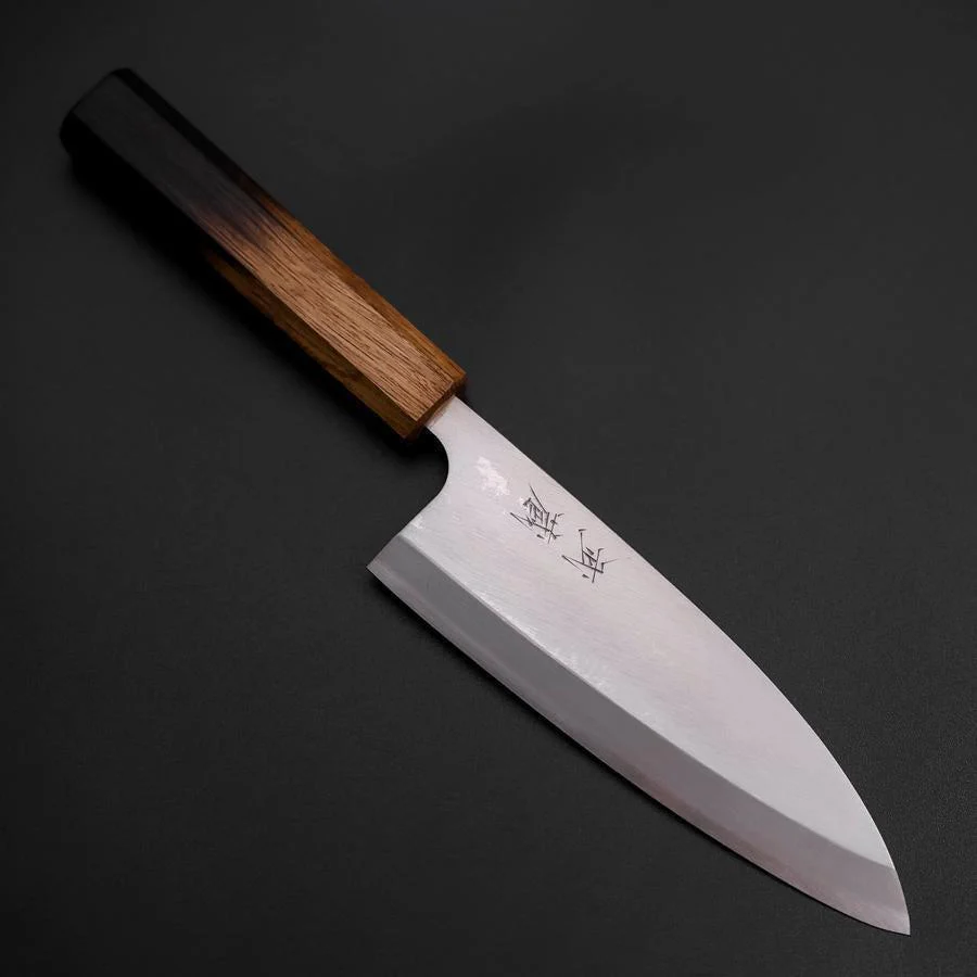 Deba Silver Steel #3 Kasumi Yaki Urushi Griff 165mm