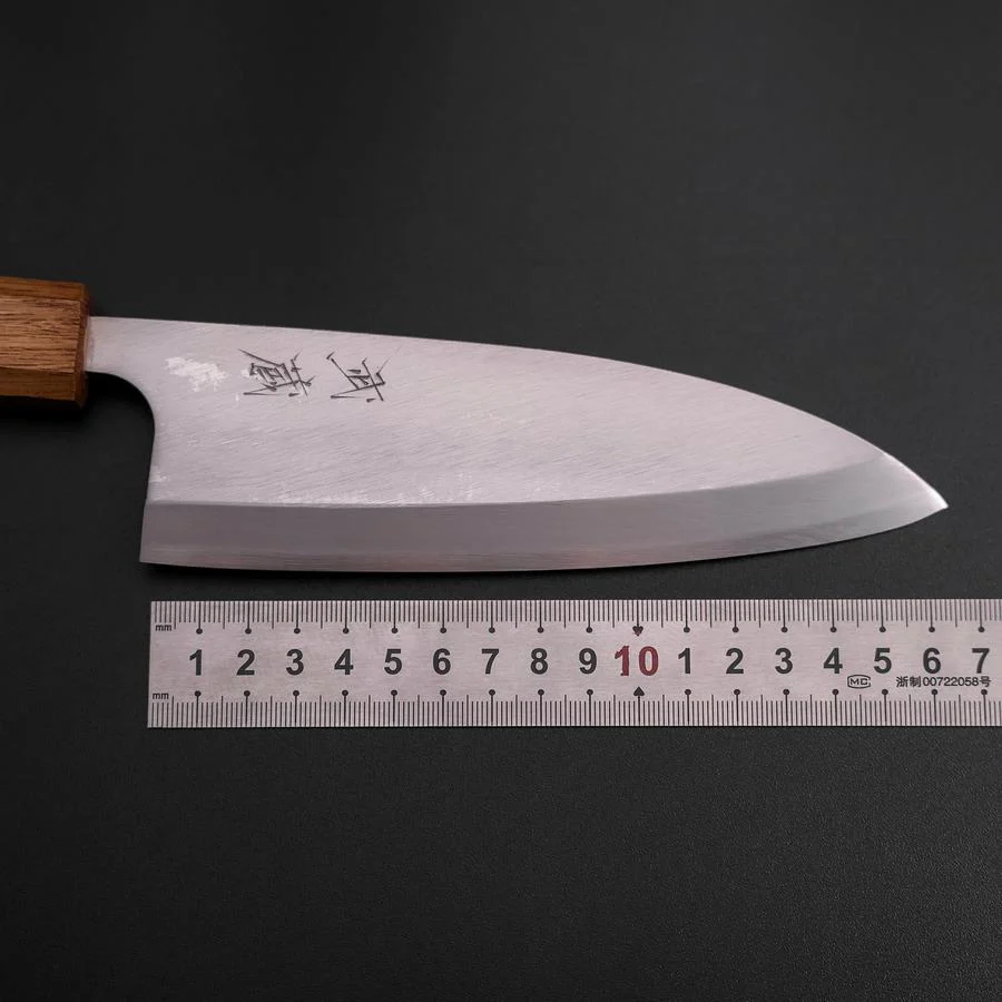 Deba Silver Steel #3 Kasumi Yaki Urushi Griff 165mm - Image 7