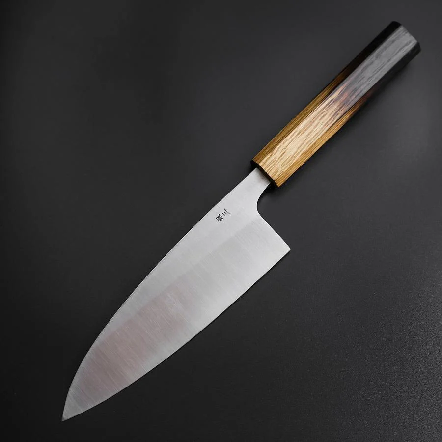 Deba Silver Steel #3 Kasumi Yaki Urushi Griff 180mm - Image 2