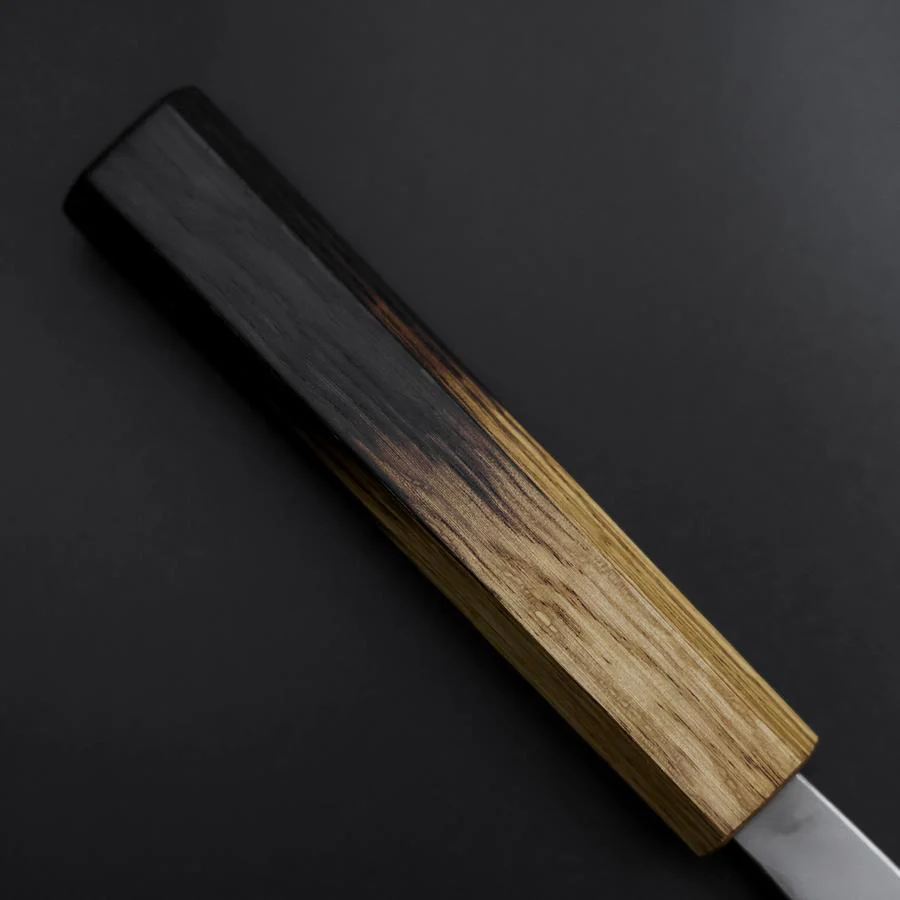 Deba Silver Steel #3 Kasumi Yaki Urushi Griff 180mm - Image 6