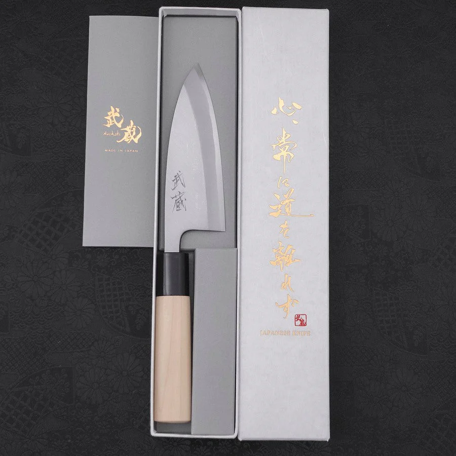 Deba SK-Stahl Kasumi Magnolienholz Griff 120mm - Image 8