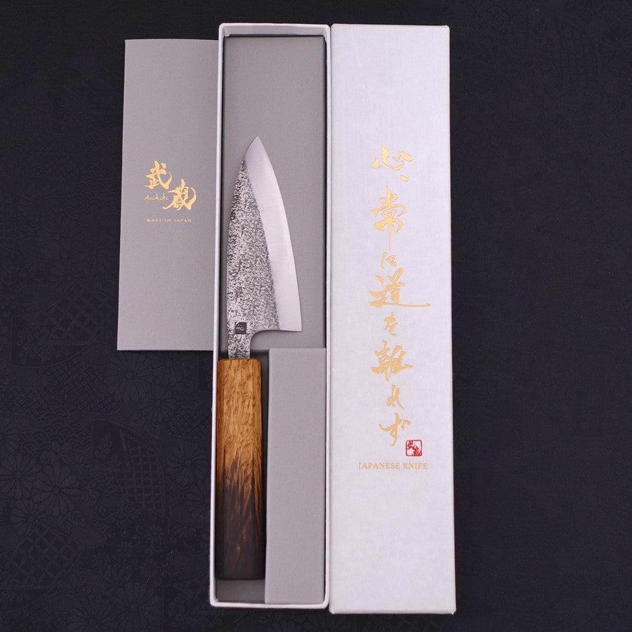 Deba VG-10 Nashiji Yaki Urushi Griff 105mm - Image 8