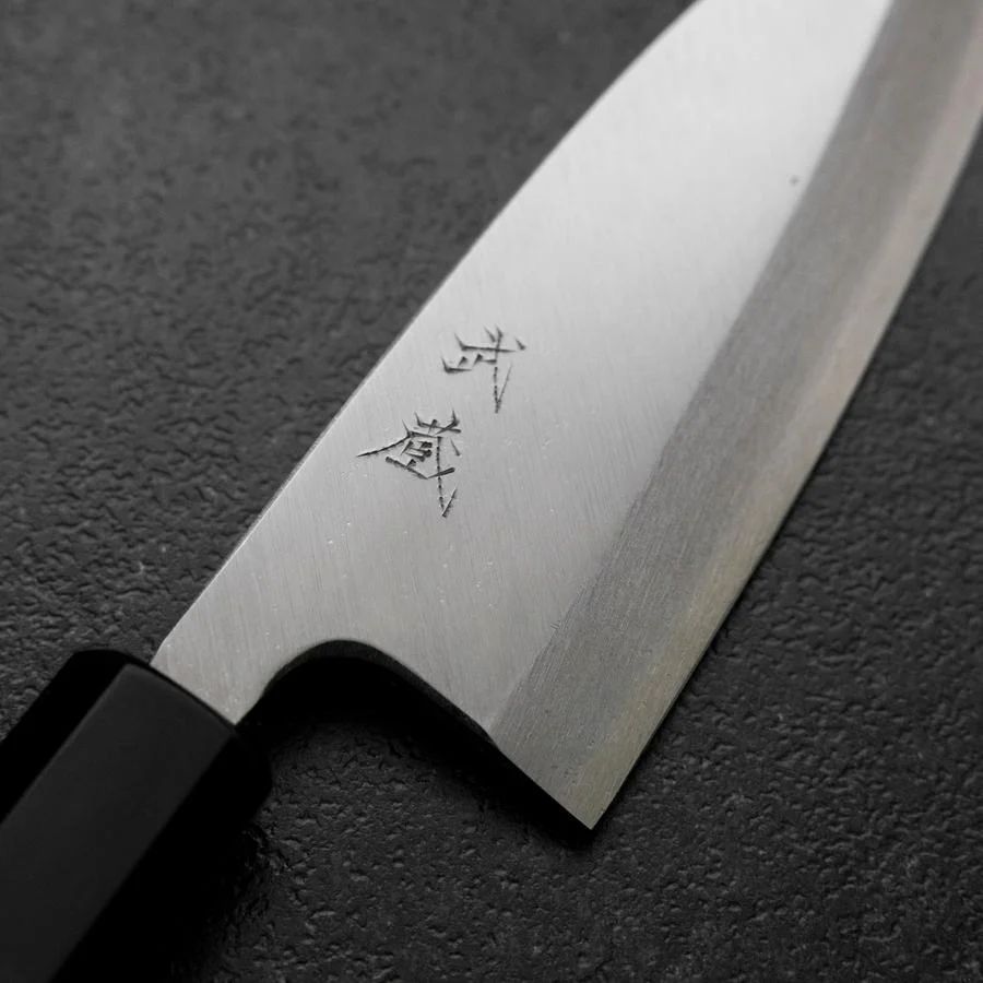 Deba White Steel #2 Kasumi Büffelhorn und Ebenholz Griff 150mm - Image 3