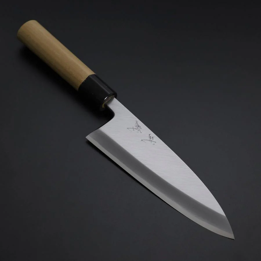 Deba White Steel #2 Kasumi Büffelhorn und Magnolienholz Griff 180mm