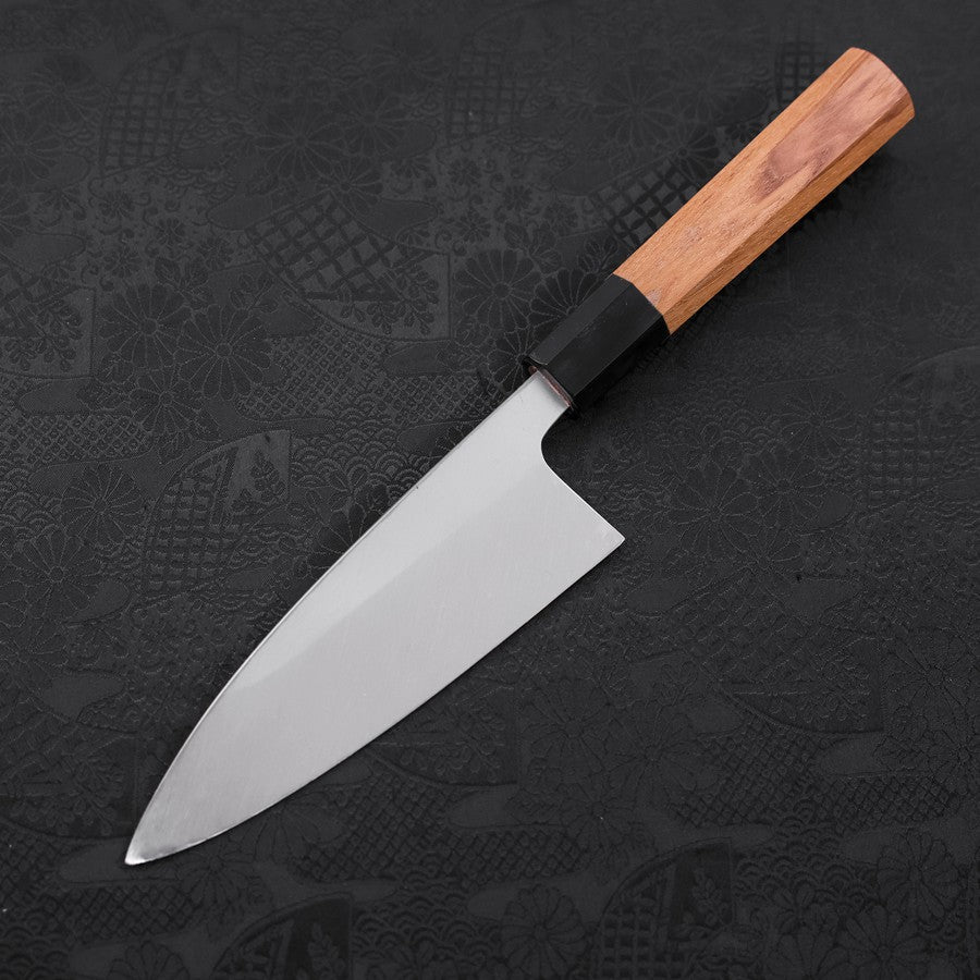 Deba White Steel #2 Kasumi Büffelhorn und Teakholz Griff 150mm - Image 2