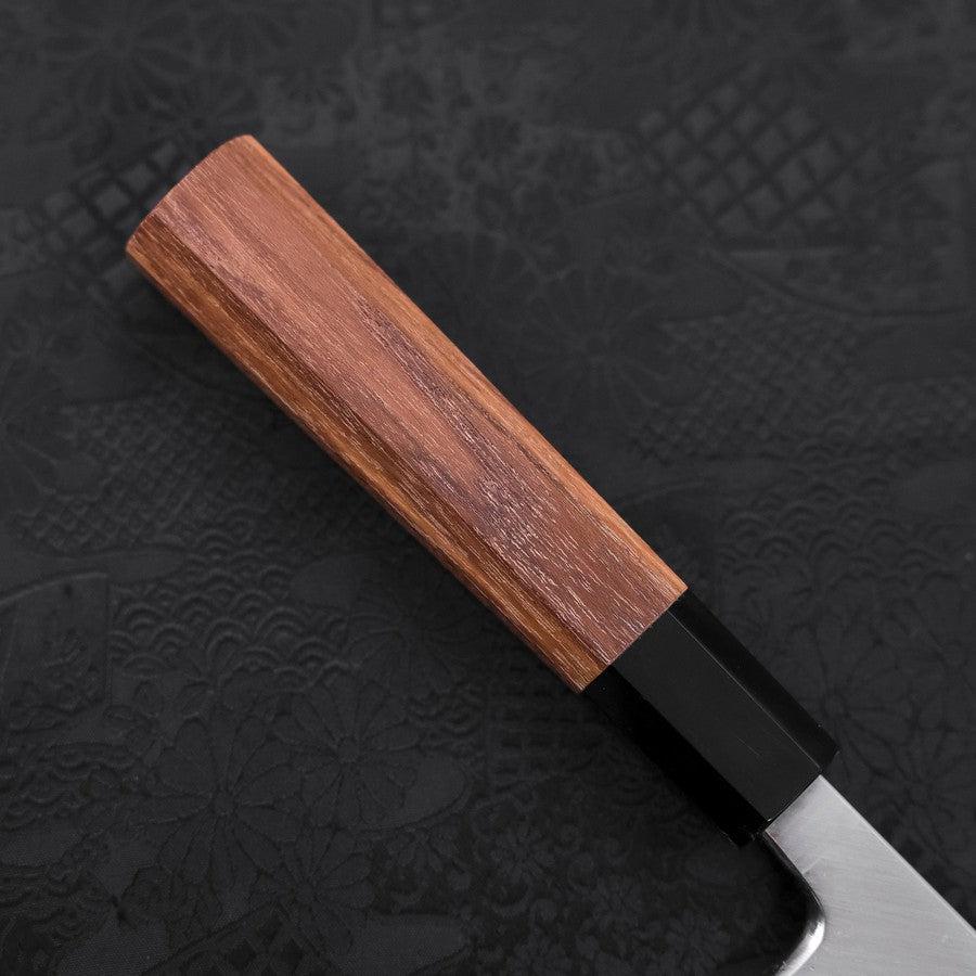 Deba White Steel #2 Kasumi Büffelhorn und Teakholz Griff 150mm - Image 6