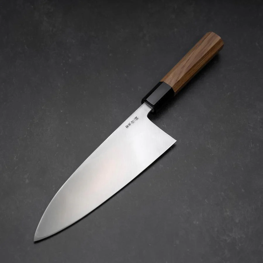Deba White Steel #2 Kasumi Büffelhorn und Teakholz Griff 210mm - Image 2