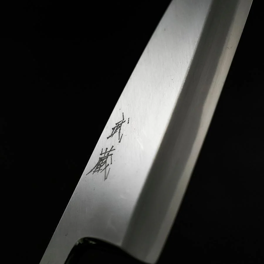 Deba White Steel #2 Kasumi Büffelhorn und Ebenholz Griff 180mm - Image 3