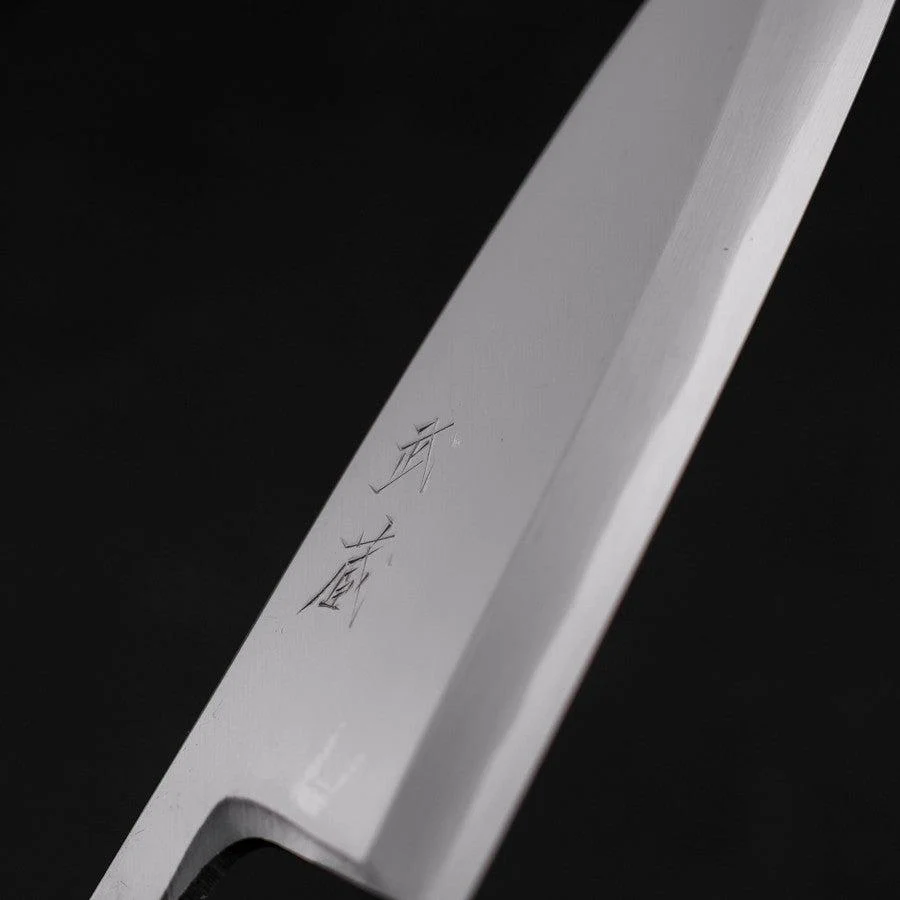 Deba White Steel #2 Kasumi Büffelhorn und Magnolienholz Griff 180mm - Image 3