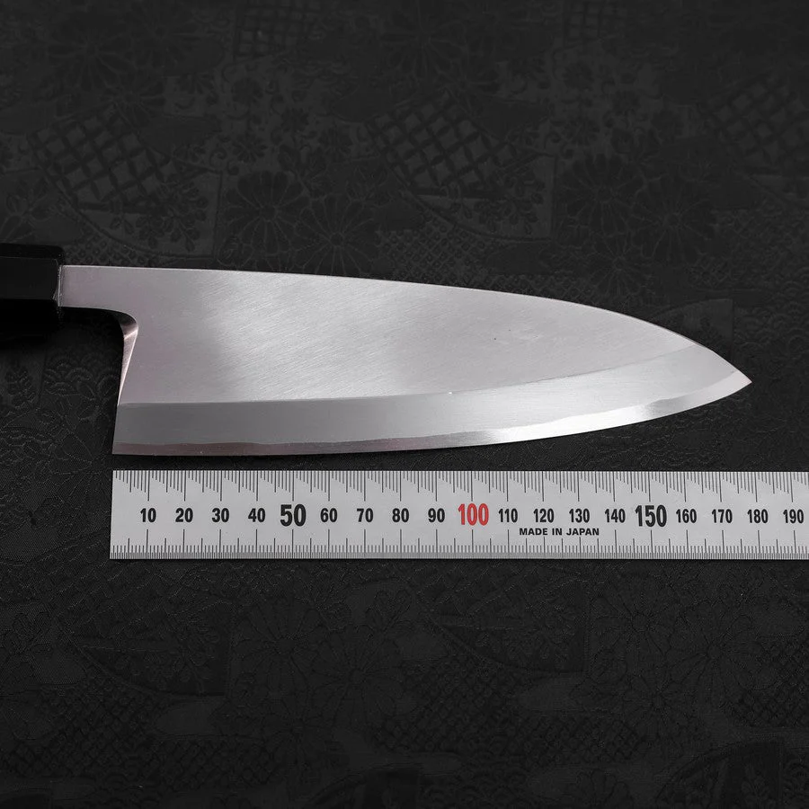 Deba White Steel #2 Kasumi Büffelhorn und Wenge Griff 180mm - Image 7