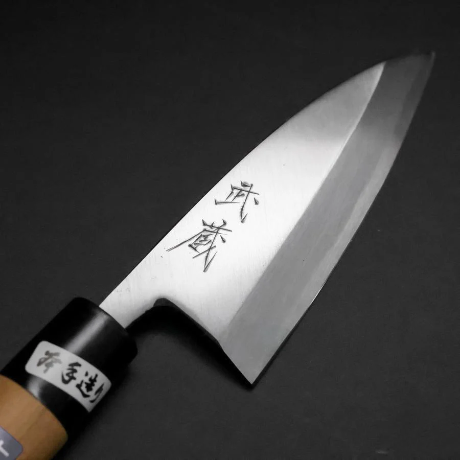 Deba White Steel #2 Kasumi Kirschholz Griff 120mm - Image 3