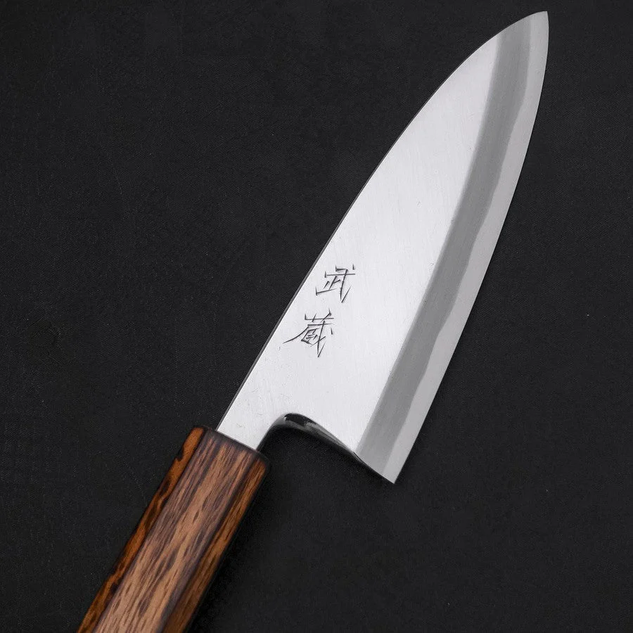 Deba White Steel #2 Kasumi Sumi Urushi Griff 150mm - Image 3