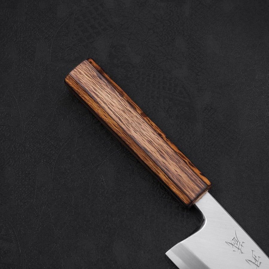 Deba White Steel #2 Kasumi Sumi Urushi Griff 150mm - Image 6
