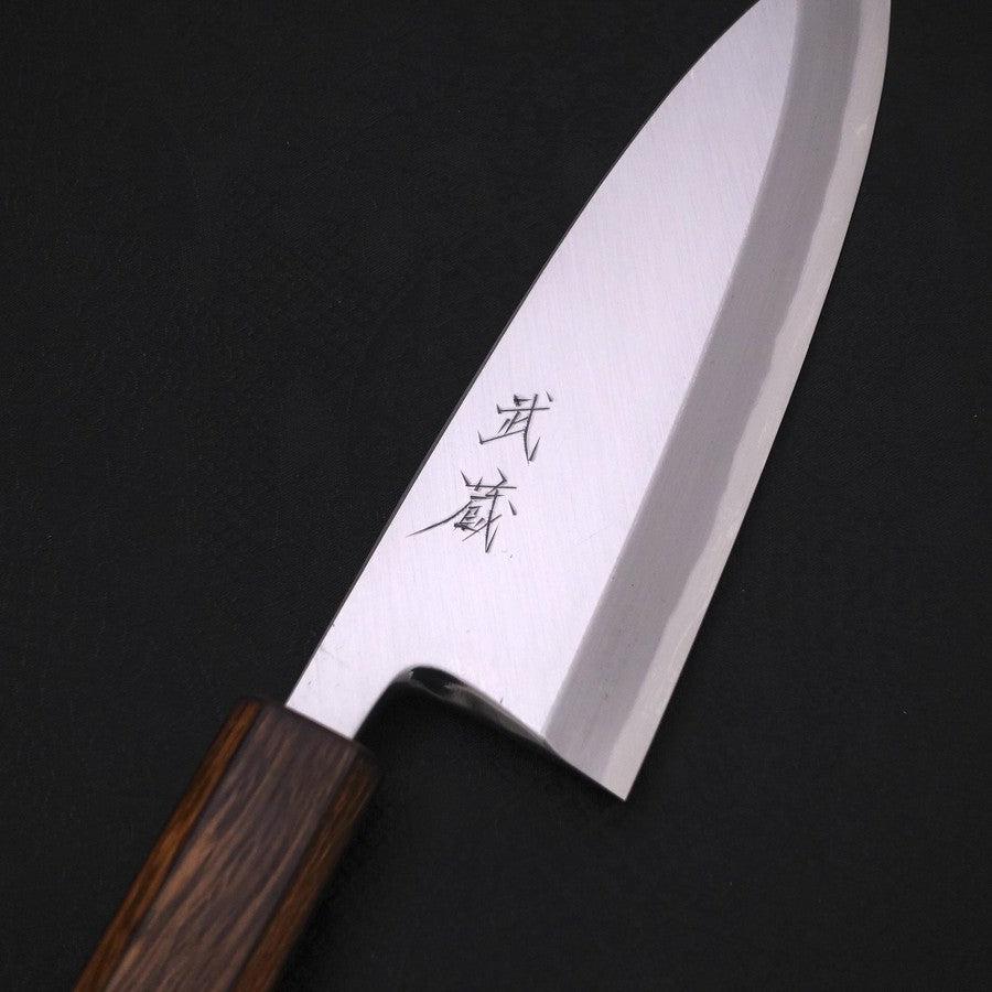 Deba White Steel #2 Kasumi Sumi Urushi Griff 165mm - Image 3