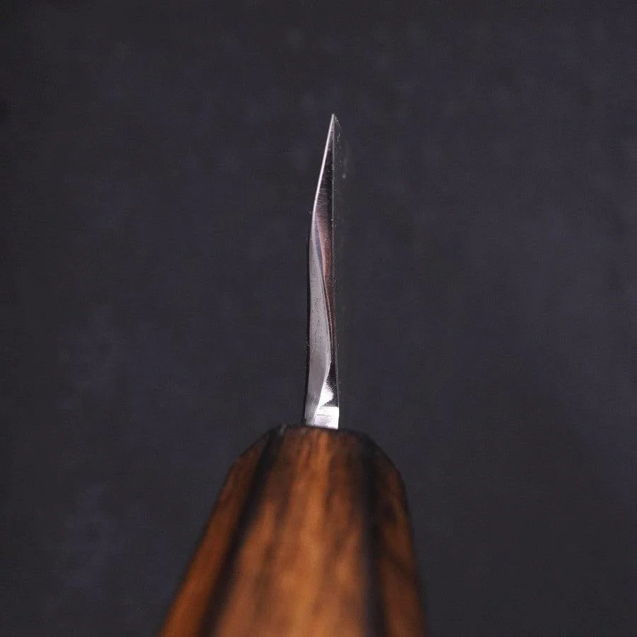 Deba White Steel #2 Kasumi Sumi Urushi Griff 165mm - Image 4