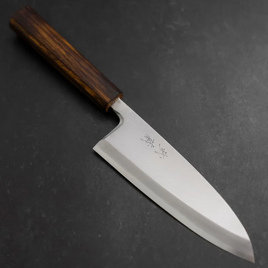 Deba White Steel #2 Kasumi Sumi Urushi-Griff 180mm