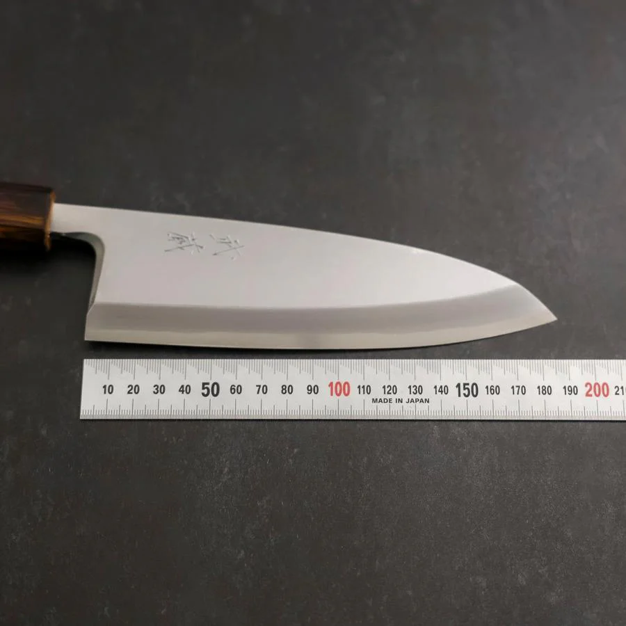 Deba White Steel #2 Kasumi Sumi Urushi-Griff 180mm - Image 7