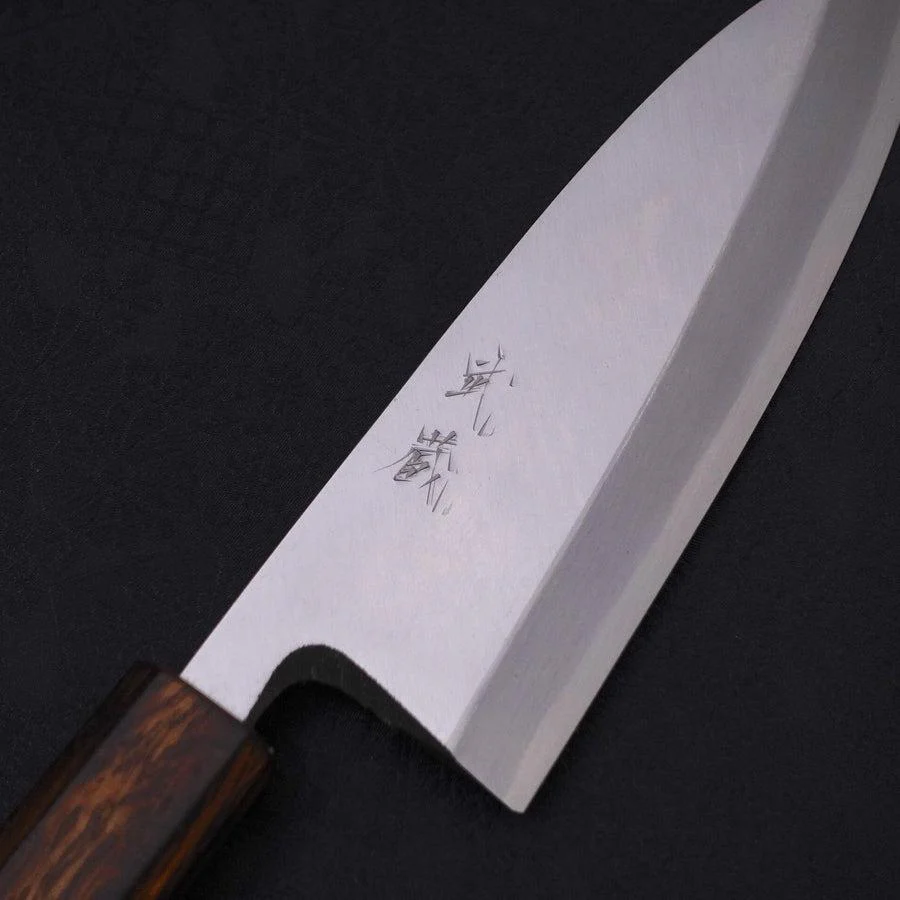 Deba White Steel #2 Kasumi Sumi Urushi Griff 180mm - Image 3