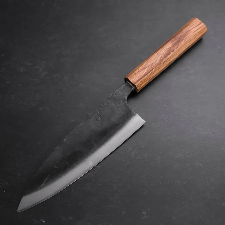 Deba White Steel #2 Kurouchi Eichenholz Griff 180mm - Image 2