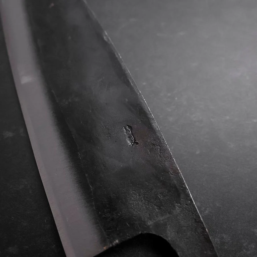 Deba White Steel #2 Kurouchi Eichenholz Griff 180mm - Image 3