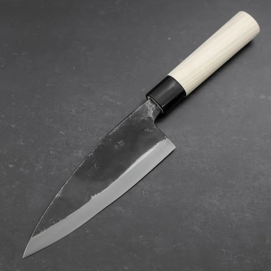 Deba White Steel #2 Kurouchi Magnolienholz Griff 165mm - Image 2