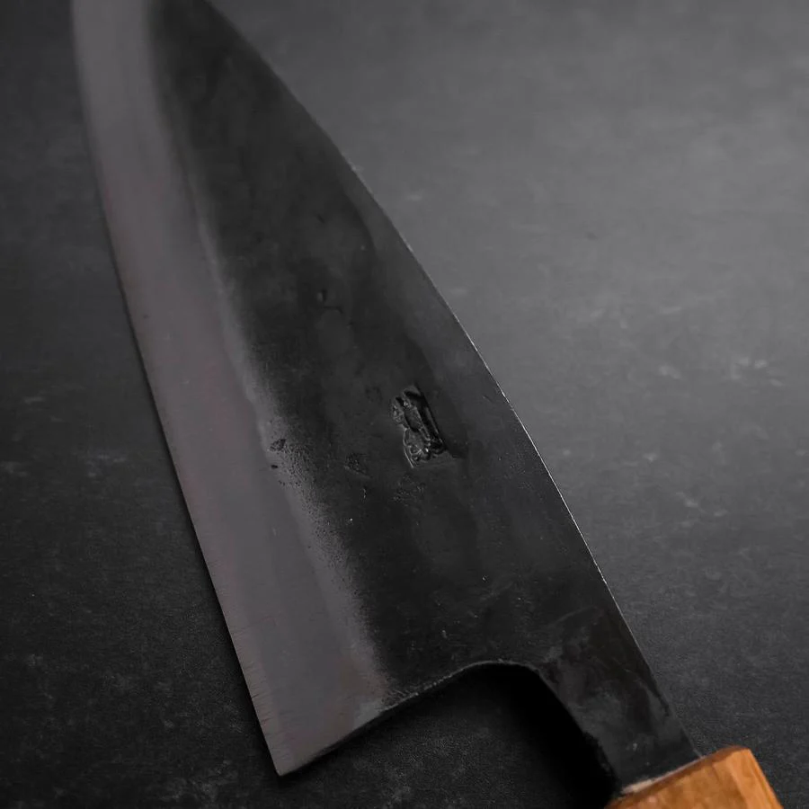 Deba White Steel #2 Kurouchi Eichenholz Griff 150mm - Image 3