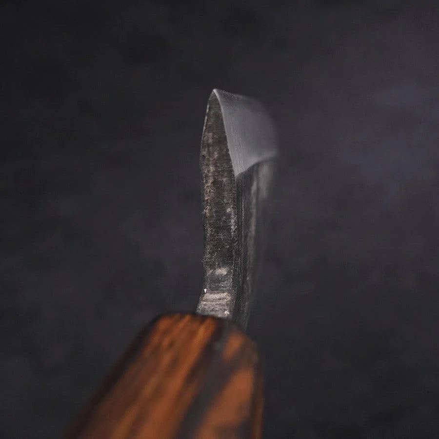 Deba White Steel #2 Kurouchi Sumi Urushi Griff 105mm - Image 4