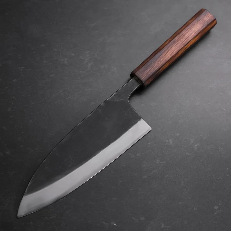 Deba White Steel #2 Kurouchi Sumi Urushi Griff 180mm - Image 2