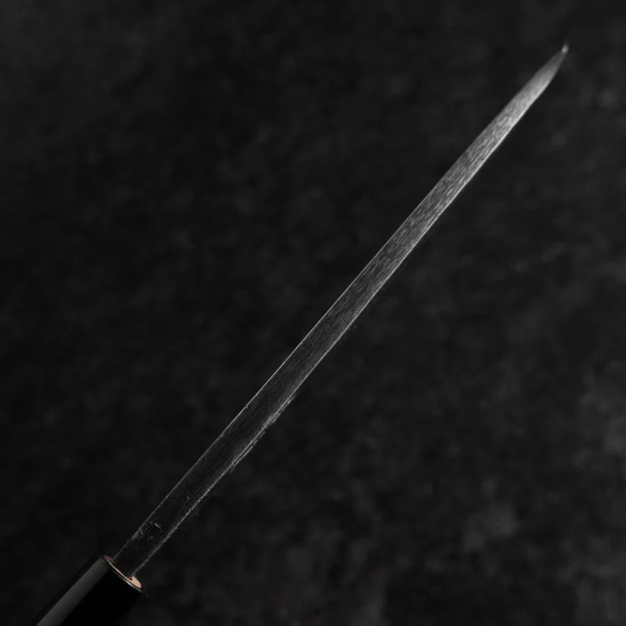 Deba White Steel #2 Kurouchi Tsuchime Kirschholz Griff 180mm - Image 5