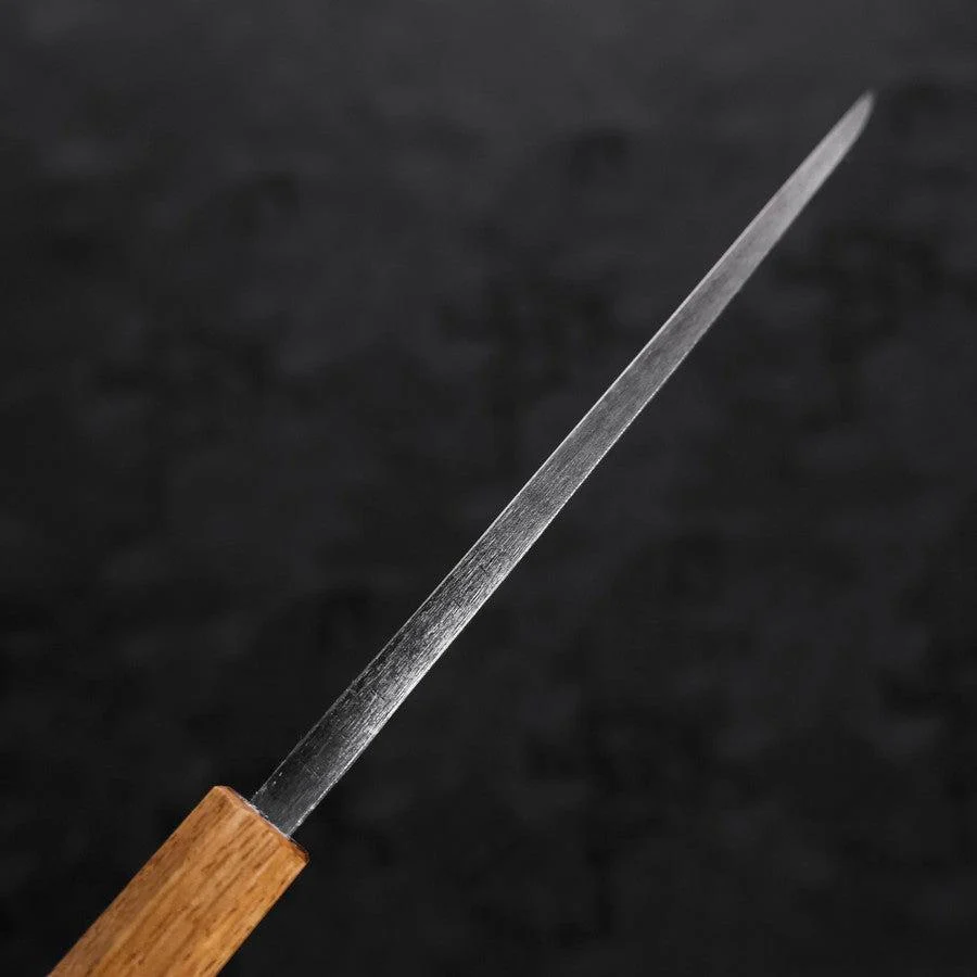 Deba White Steel #2 Kurouchi Tsuchime Yaki Urushi Griff 150mm - Image 5
