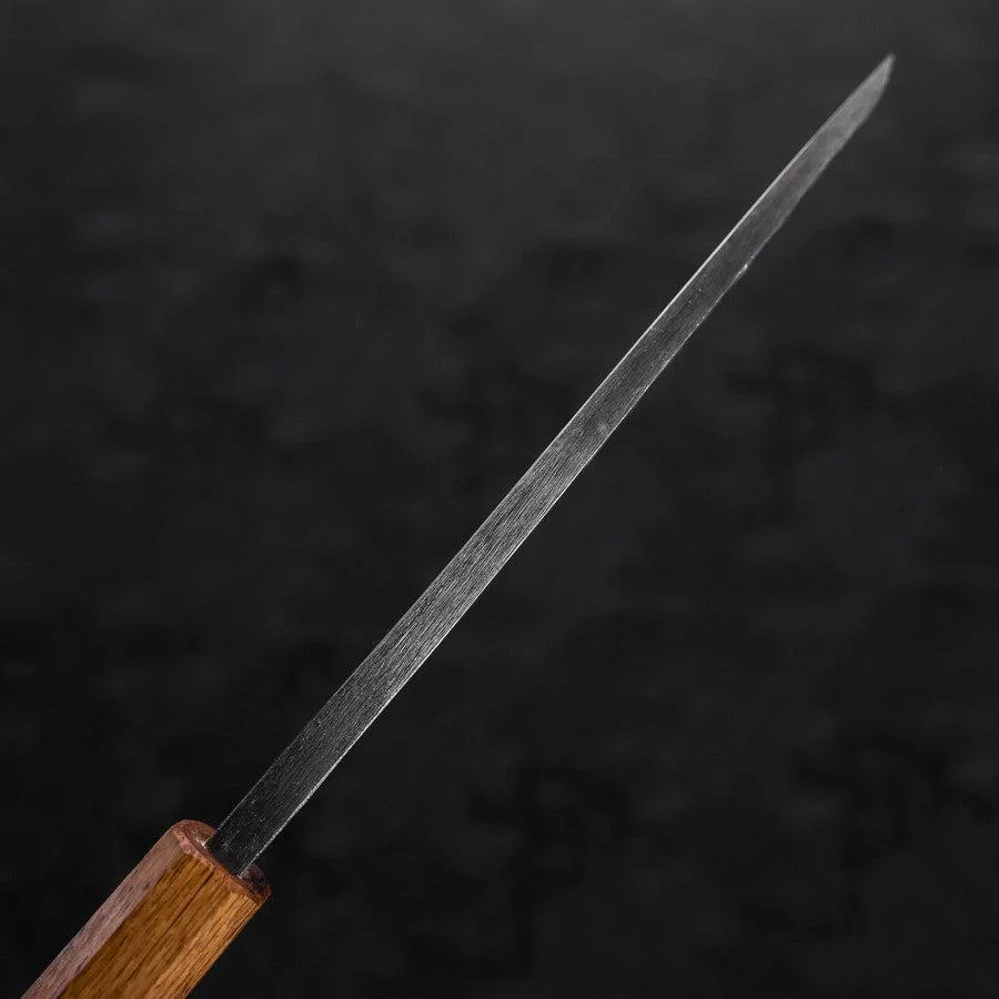 Deba White Steel #2 Kurouchi Tsuchime Yaki Urushi Griff 165mm - Image 5