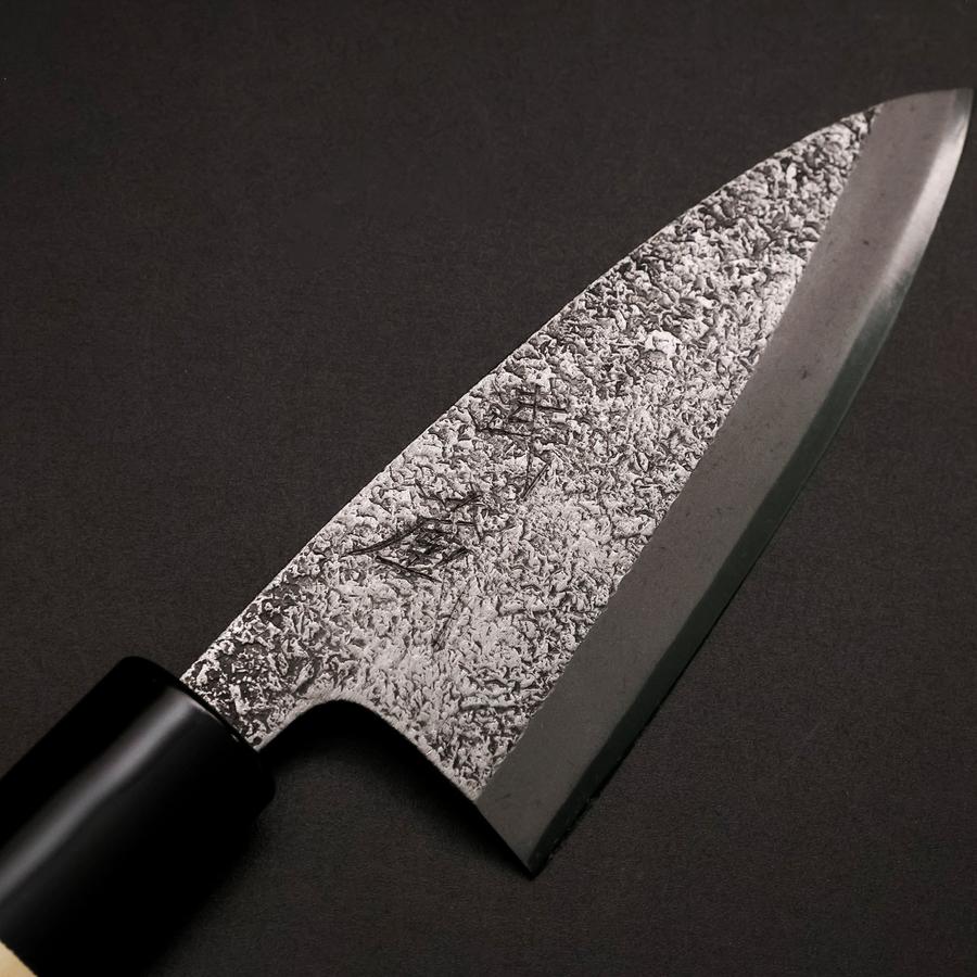 Deba White Steel #2 Nashiji Magnolienholz Griff 105mm - Image 3