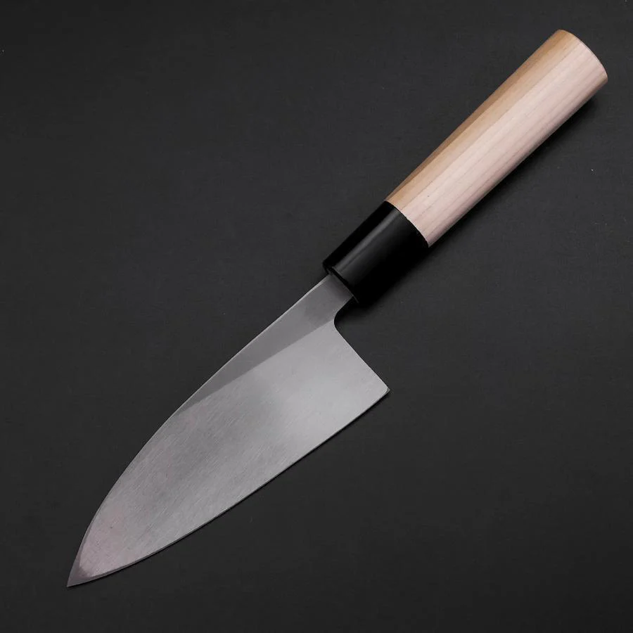 Deba White Steel #2 Nashiji Magnolienholz Griff 120mm - Image 2